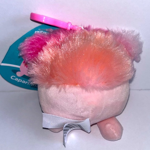 CAPARINNE 🐾 Pink Big Foot Squishmallow Clip Original Squishmallows ☆》NWT《☆ - Picture 2 of 6